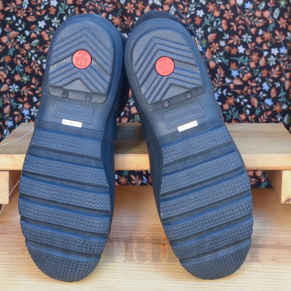 Women boots Hunter- Navy Original Short Rain Boots - Picture 6 of 8